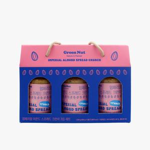 임페리얼 아몬드버터 크런치 400g 3입 선물세트