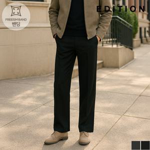 사이드밴딩 세미와이드 슬랙스 (NED4PP1907)