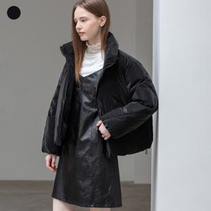 게스진 여성 하이넥 패딩 점퍼 OP4W5850