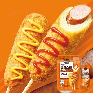 [애슐리]크리스피 소시지탱글 핫도그 10개입 x 2팩