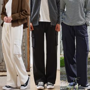 파라고나 기모 코듀로이 카고 골덴 밴딩 팬츠 4컬러 3사이즈_U25LP401