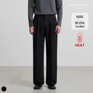 [브리치]  맨즈 / 남성 기모 밴딩 투핀턱 와이드 슬랙스 (MS2514)