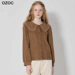 (OZOC)] 와이드 칼라 블라우스 (택가격: 99000원)