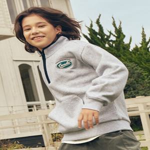 MKF4TR3002 공용 플리스 아노락 스웨트셔츠