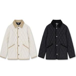 MKE4JP3023 공용 코듀로이 카라퀼팅 점퍼