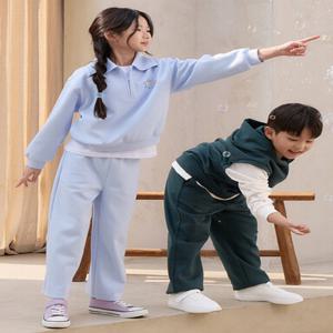 [텍가 69,900원] MKG1IP2001 탑텐키즈 여아 더블니트 카라 하프넥 셋업