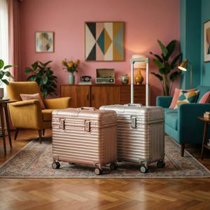 [LIVE]  라운지 24인치 (2colors) 프리미엄 수화물용 풀알루미늄 탑오픈 저소음 TSA