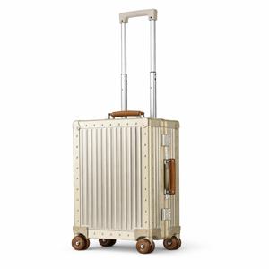 [무케] 저니조이_로얄클래식 20인치 골드 프리미엄 기내용 풀알루미늄 저소음 TSA