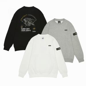 [내셔널지오그래픽키즈] K261USW010__ 백그래픽 맨투맨 티셔츠 긴팔