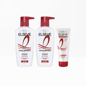 토탈리페어5 샴푸 400ml 2개+미라클 헤어팩 170ml