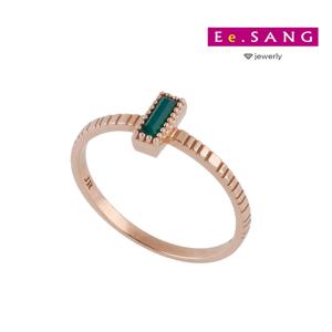 이상주얼리/18k 르레 그린오닉스 반지/18k반지