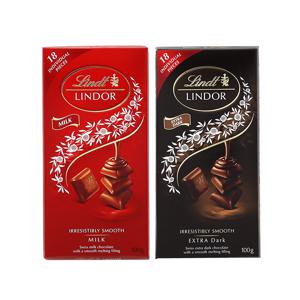 농심 린트 린도르 미니 2종 세트(밀크/다크) 100g x 2