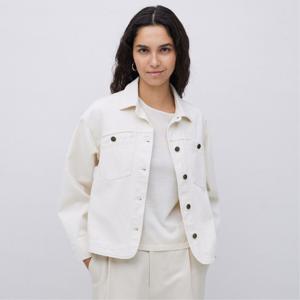 [최초가289000] Organic Denim pockets Jacket ECRU