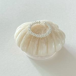 [브리치]  / 실버925 미니 은볼 오픈링 은반지