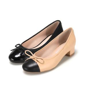 [최초가 168,000] 세븐플로어 양가죽 토캡 리본 플랫 3cm_SFE103.