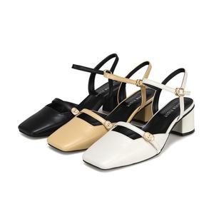 [최초가 119,000] 세븐플로어 양가죽 스퀘어토 메리제인 슬링백 5cm_SFF207.