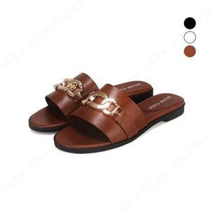 [최초가 168,000] 세븐플로어 골드 체인 여성 뮬 슬리퍼 2cm_SFG337.