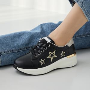 [브리치]  /  틸린 밴드스트링 경량 플랫폼 스니커즈 5.5cm