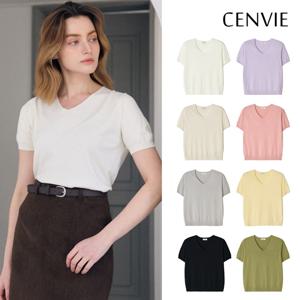 25SS 에어프리즈 브이넥 반팔 니트 1PCS