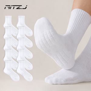 5+5 쿠션양말 10족 세트 메쉬  스포츠 기능성 밴딩 중목