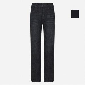 공용 긴밑위 기모 슬림핏 데님팬츠 (NQI646)