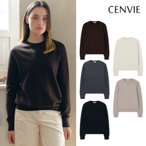 25FW (에어컴포)홀가먼트 라운드넥 니트