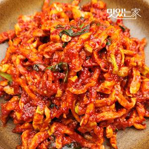 호랑이김치 제주무 월동무 꼬들꼬들 무말랭이 무침