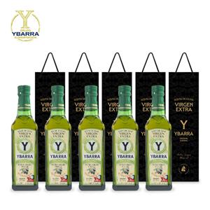이바라 유기농 엑스트라버진올리브오일 500ml*5병 + 종이백5매