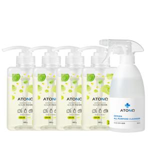 [아토앤오투] 시그니처 주방세제 샤인머스켓향 본품 4개입 + 다목적세정제