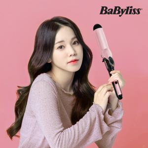 글래머 볼륨 웨이브 아이롱 봉 고데기 핑크 38mm 2289