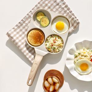 벨링 IH 인덕션 프라이팬 원형 4구 에그팬 1p