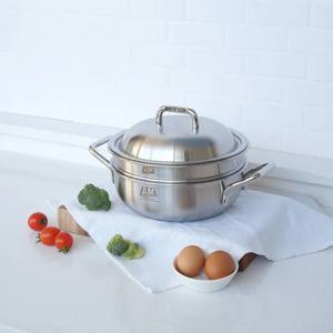 316Ti스텐 통5중 샤프 멀티쿠커 22cm