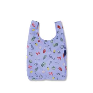 [바쿠백] 소형 베이비 에코백 장바구니 Sea Charms