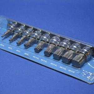 TOKU 도쿠 핸드별비트소켓세트 M타입 12각 9종 9.5mm 760331MS 12각별비트소켓 복스알세트