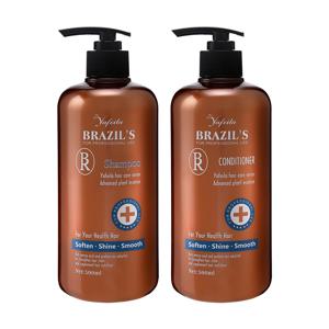 BR 곱슬머리 매직 스트레이트 케라틴 샴푸+컨디셔너