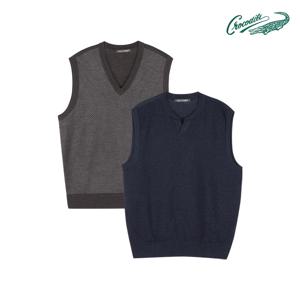[TAG가 138,000] 남성 니트 베스트 균일가 19,000원 2종 택1