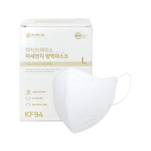 이지브레스 새부리형 2D 마스크 KF94 대형 흰색 갑 50개입