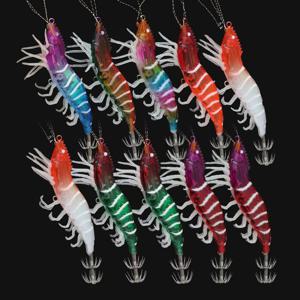 [하프클럽] 쿠미 줄초상 10종 리얼 새우 에기 세트 쉬림프 루어 갑오징어 한치 쭈꾸미