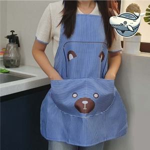 귀여운 곰돌이 디자인 앞치마 유치원 교사용 어린이집앞치마 유치원앞치마