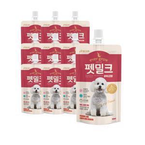 에버그로 펫밀크 피부 모발 150ml 10개입 강아지 우유