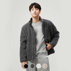 [지오다노] 071921 플리스 목넥 자켓