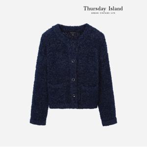 [Thursday Island] 나비사 라운드 자켓 가디건(T238MCD246W)