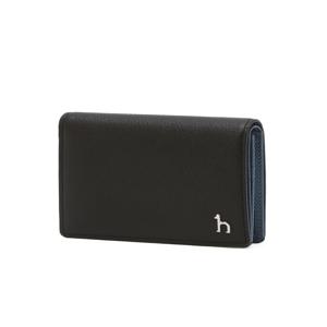 헤지스 액세서리 남성 [[25SS]] WUHO5E938BK [스테디셀러] 블랙 단색 소가죽 명함지갑