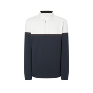 헤지스골프[BEST]네이비 컬러배색 긴팔폴로티셔츠HUTS5C616N3