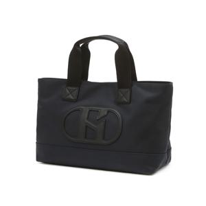 헤지스골프[BEST]블랙 로고장식 나일론 토트백HWBA5F952BK