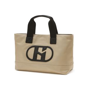 헤지스골프[BEST]아이보리 로고장식 나일론 토트백HWBA5F952IV