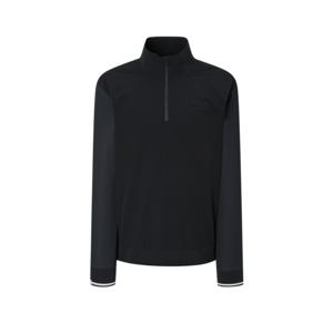 헤지스골프[BEST]남성 우븐 자카드 하이브리드 집업 티셔츠HUTS5C614BK