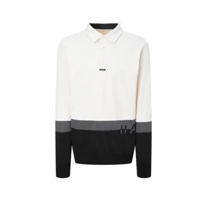 헤지스골프[BEST]남성 니트 하이브리드 블루종 티셔츠HUTS5C615I1