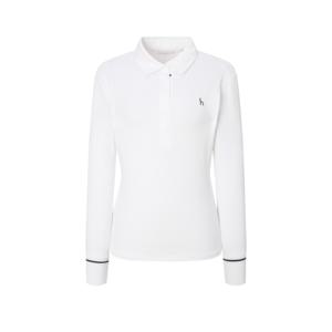 헤지스골프[BEST]여성 소프트터치 나일론 카라 티셔츠HWTS5C611OW