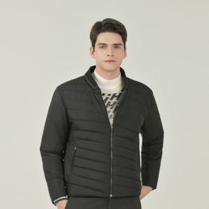 헤지스골프 블랙 남성 경량 스윙 구스 다운 점퍼HUJU5D711BK